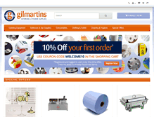 Tablet Screenshot of gilmartins.ie