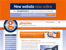 Tablet Screenshot of gilmartins.com